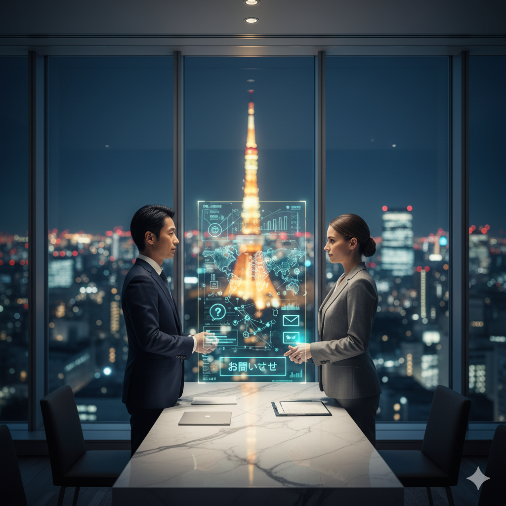 お問い合わせページ - 洗練されたコミュニケーションのイメージ