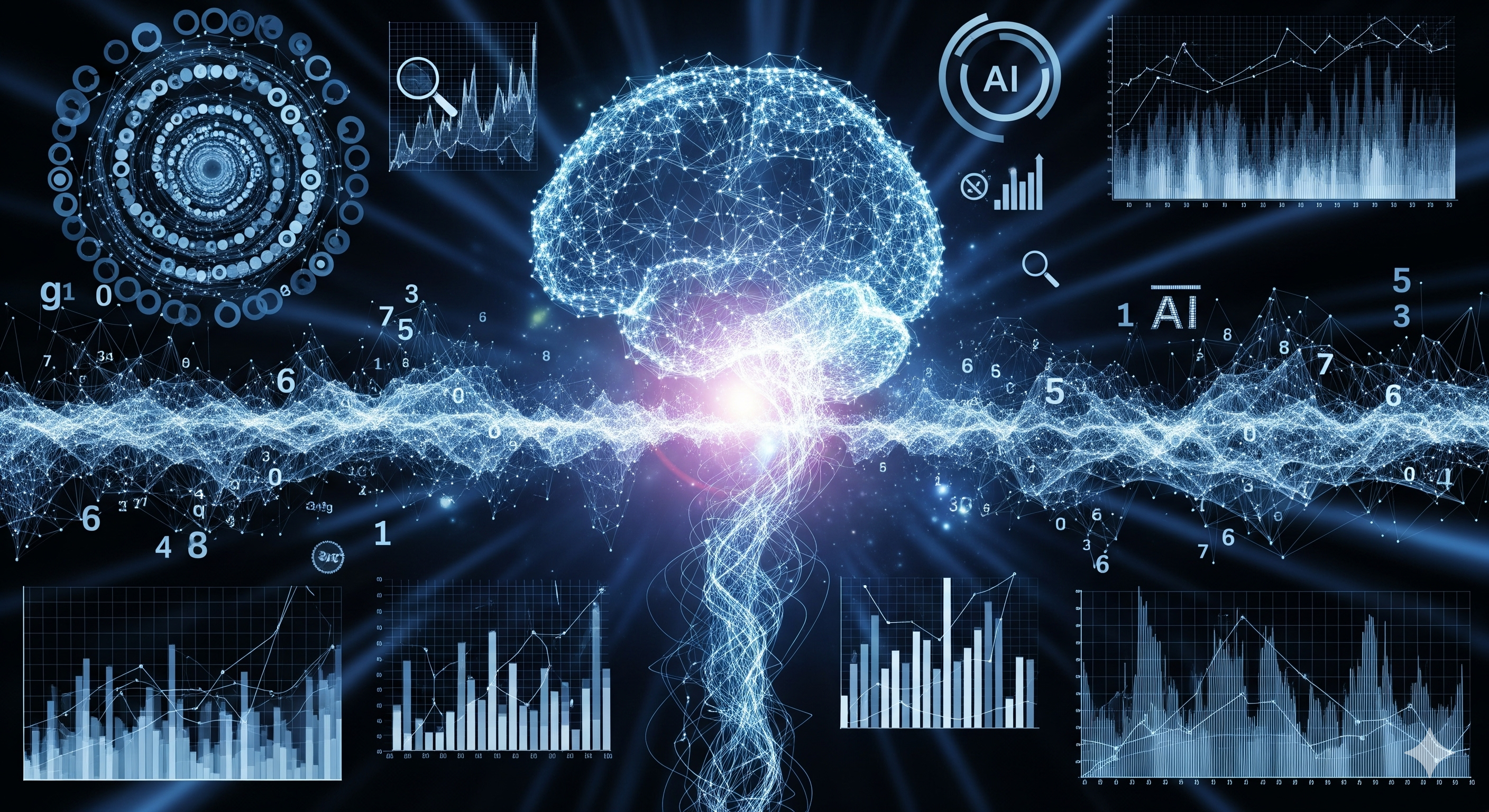 GlobalTradeのインテリジェンスを象徴する、知的なデータ分析のビジュアル